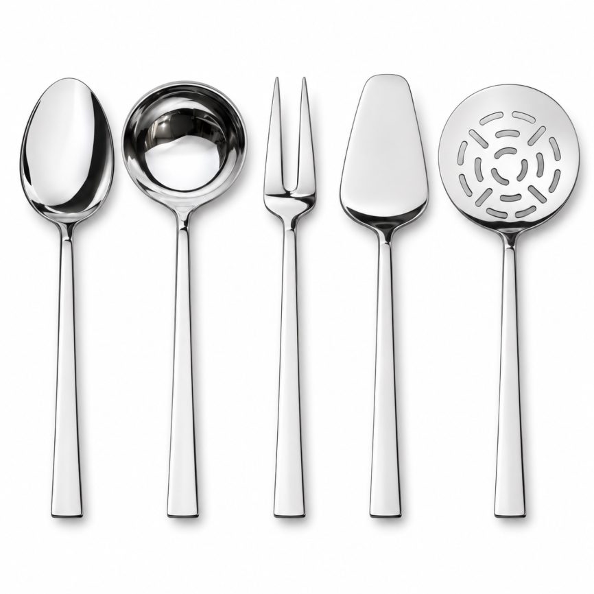 Platin 5'li Servis Seti, paslanmaz çelik